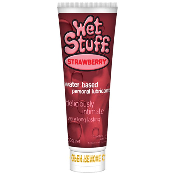 Wet Stuff Strawberry Flavoured Lubricant - 100g