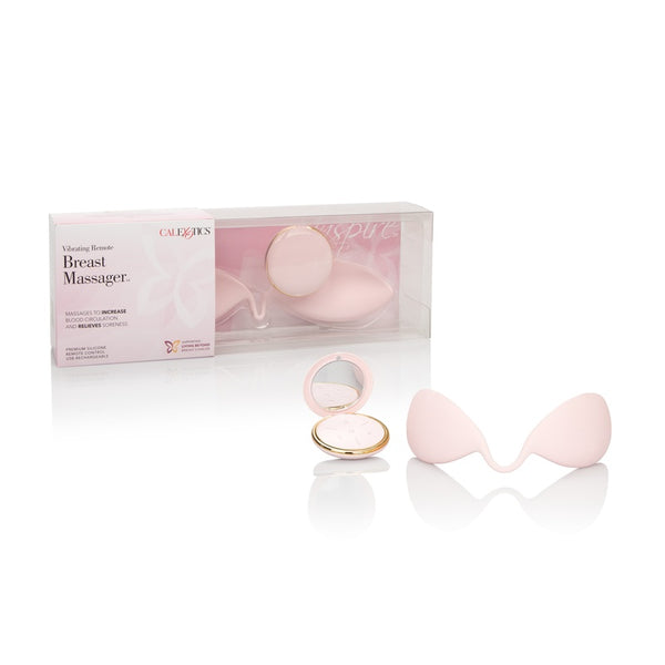 California Exotic Inspire Nipple & Breast Toy - Vibrating Remote Breast Massager