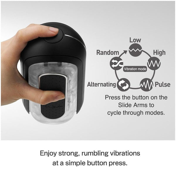 TENGA Flip 0 (Zero) Black Electronic Vibration Male Masturbator