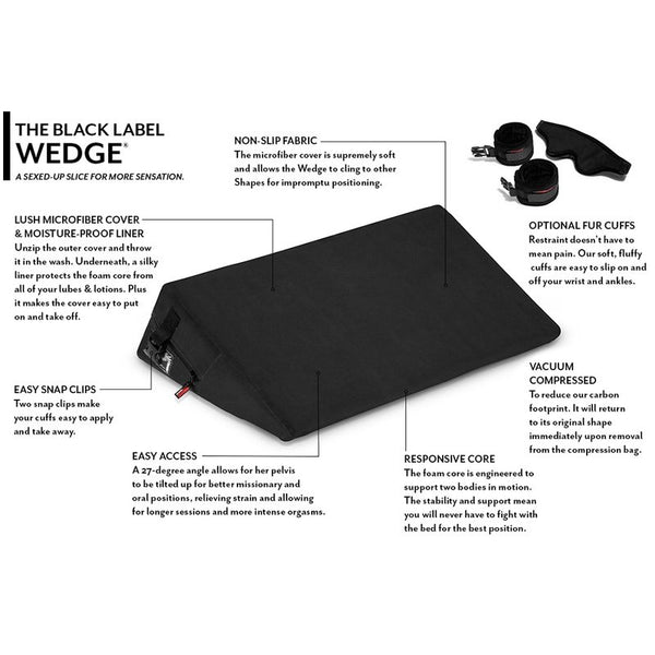 Liberator Black Label Wedge Sex Furniture