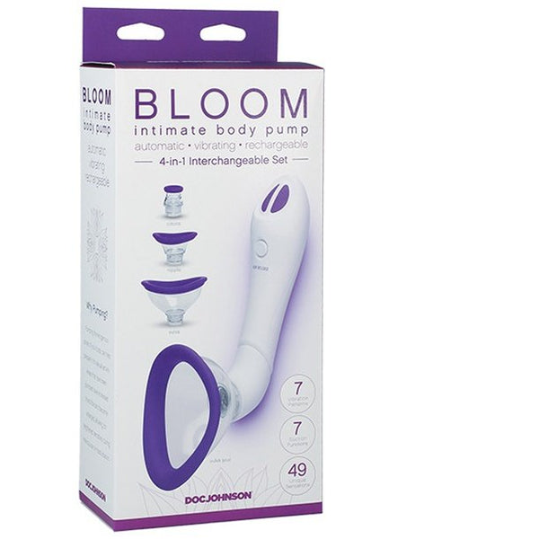 Bloom Intimate Body Pump - Automatic Vibrating Rechargeable Pump Kit