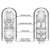 TENGA Flip 0 (Zero) Black Gravity Male Masturbator