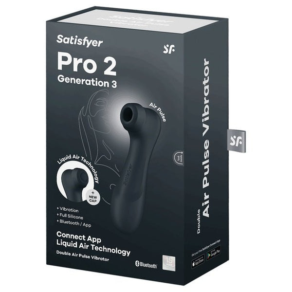 Satisfyer Pro 2 G3 Liquid Air Pulse Clit Stimulator + App
