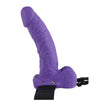 PipeDream Fetish Fantasy - 7 Inch Vibrating Hollow Strap-On Vibrator With Balls