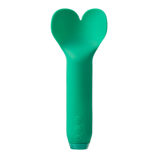 Je Joue Amour Heart-Shaped Tip Bullet Vibrator - Colour: Emerald Green