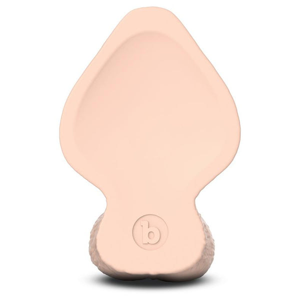 B-Vibe Slipskin Realistic Silicone Dildo 6 in. Girthy