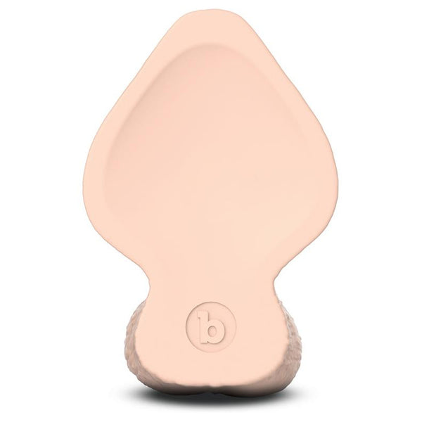 B-Vibe Slipskin Realistic Silicone Dildo 7 in. Girthy