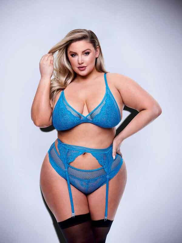 Baci 3 Piece Lace & Mesh Bra