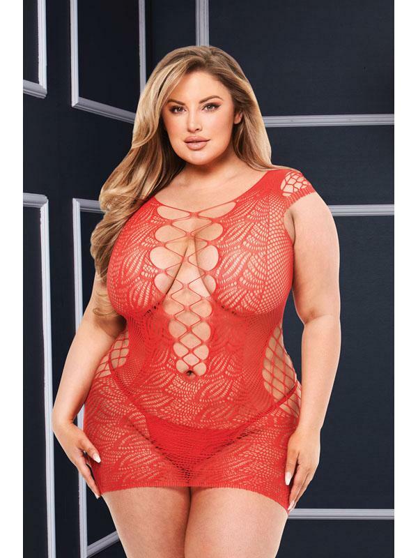 Baci Corset Front Lace Mini Dress