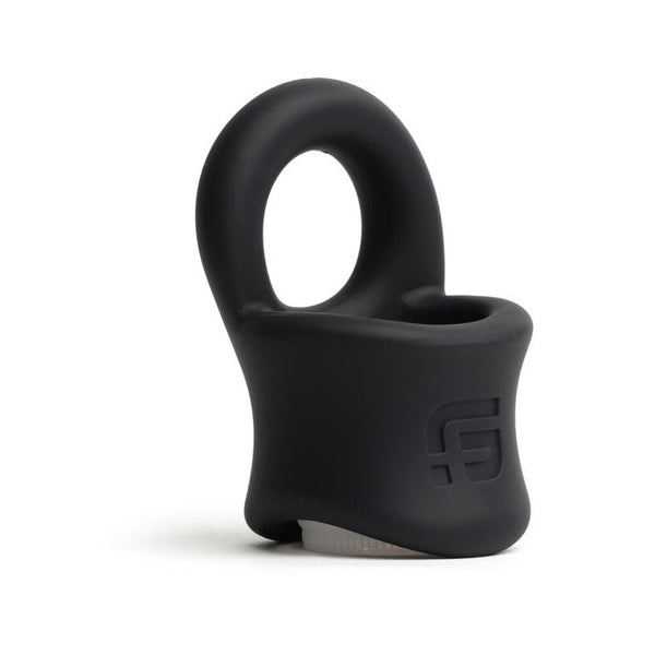 Sport Fucker Baller Silicone Ball Stretcher Cockring - Colour: Black