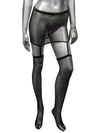 Calexotics Radiance One Piece Plus Size Garter Skirt with Thigh Highs