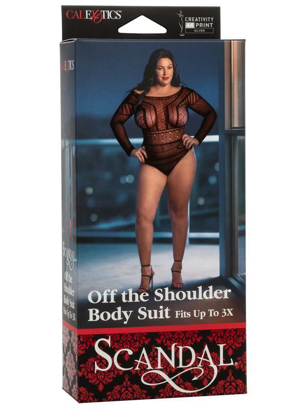 Calexotics Scandal Plus Size Off the Shoulder Body Suit