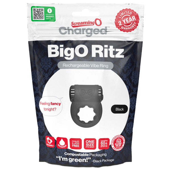 Screaming O Charged Big O Ritz Rechargeable Vibe Ring