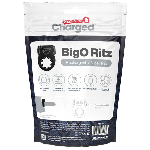 Screaming O Charged Big O Ritz Rechargeable Vibe Ring
