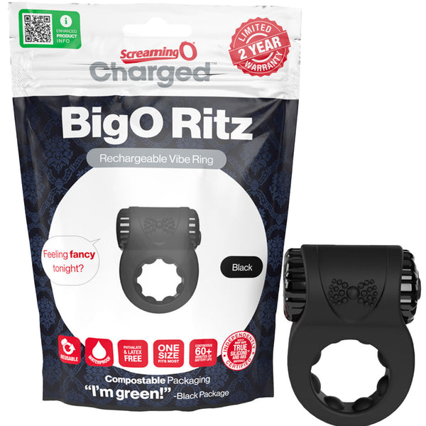 Screaming O Charged Big O Ritz Rechargeable Vibe Ring
