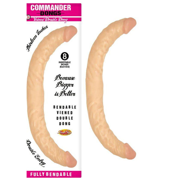 Nasstoys Commander Dongs Veined Double Dong