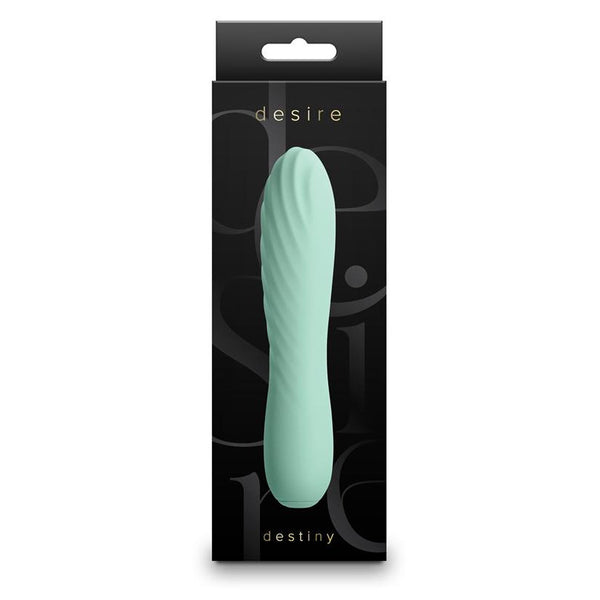 NS Novelties Desire Destiny Compact Silicone Vibrator - Colour: Mint
