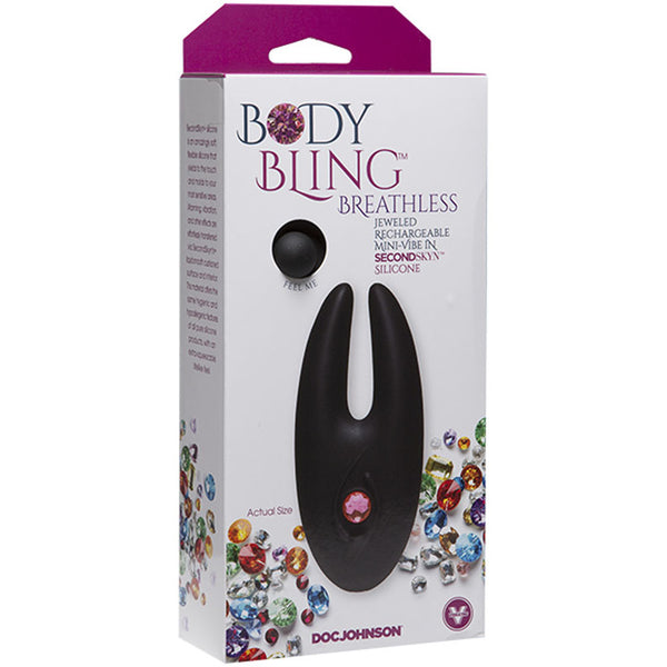 Doc Johnson Body Bling Breathless Mini Vibe In Second Skin