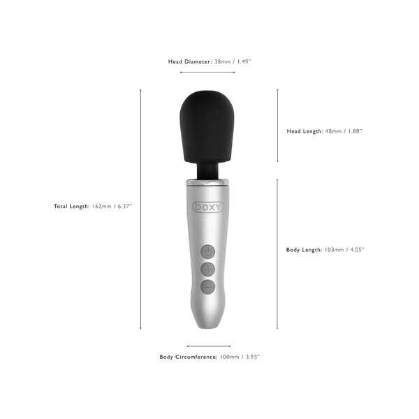 Doxy Doxy Go Compact Powerful Travel-Ready Wand Vibrator