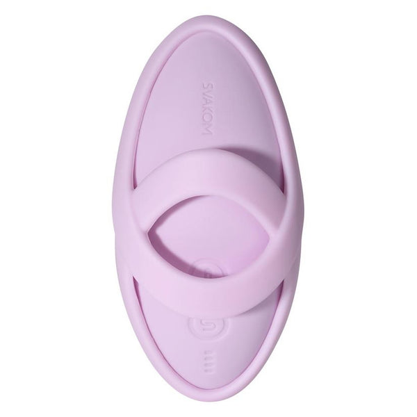 Svakom Echo 2 Flexible Vibrator with Removable Finger Sleeve and Heating - Colour: Pink Lilac