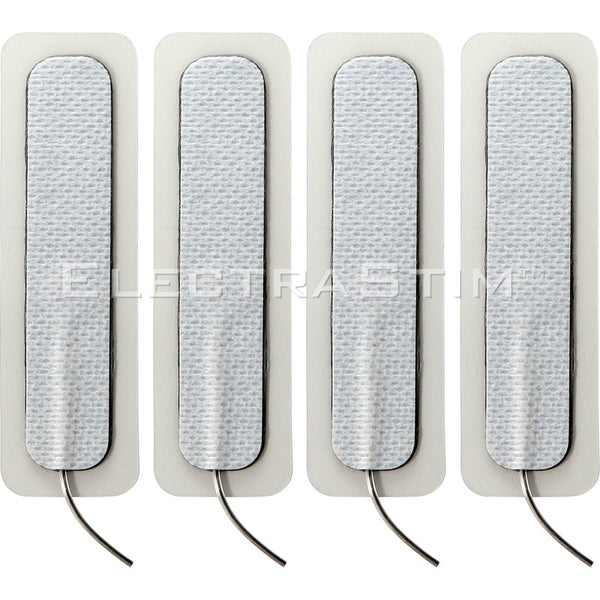 ElectraStim Electro Sex Toy - 4 x Long Self Adhesive Pads - 1.5cm x 7.5cm