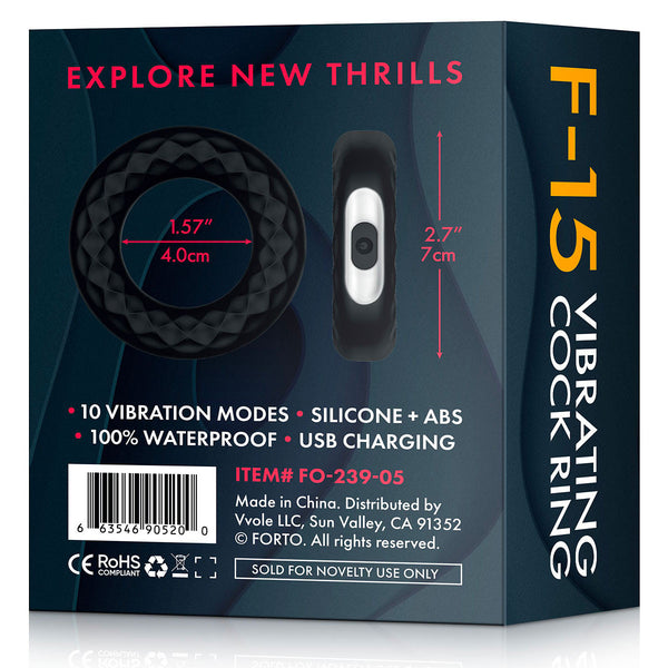 Forto F-15 Vibrating Cock Ring