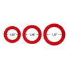 Forto 3 Piece C-Ring Set 100% Silicone (1.2", 1.8", 1.57")