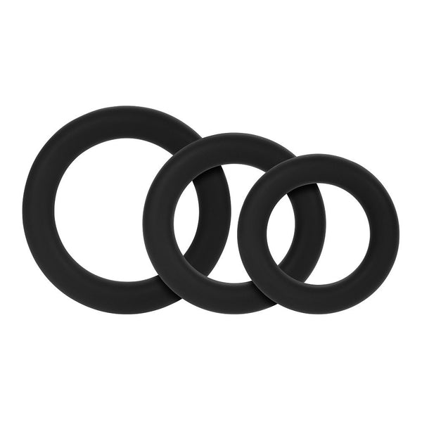 Forto 3 Piece C-Ring Set 100% Silicone (1.2", 1.8", 1.57")