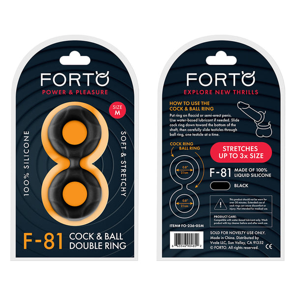 Forto F-81 Double Ring Liquid Silicone 47mm