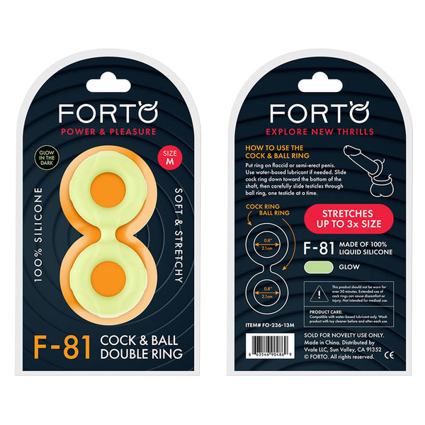 Forto F-81 Double Ring Liquid Silicone 47mm