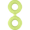 Forto Double Ring Liquid Silicone 51mm - Colour: GLOW