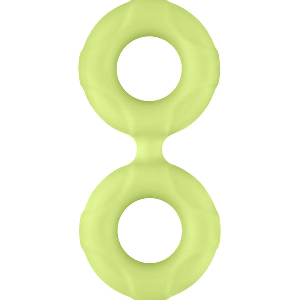 Forto Double Ring Liquid Silicone 51mm - Colour: GLOW