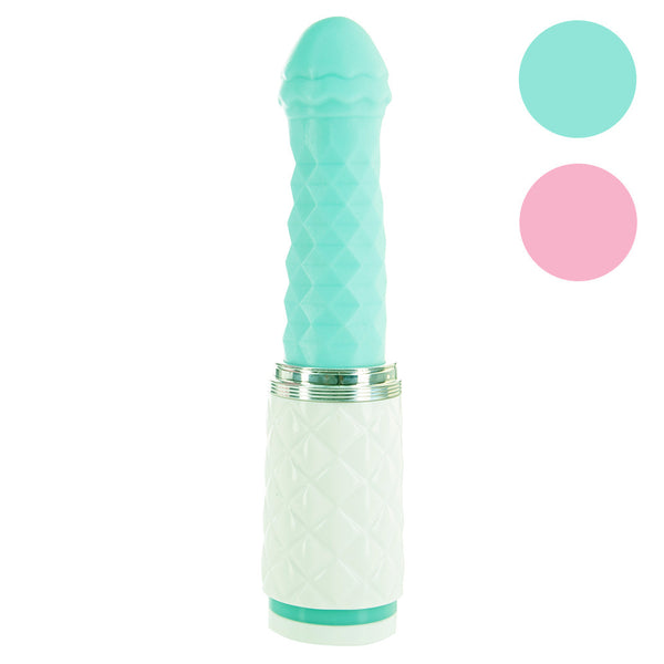 BMS Factory Pillow Talk Feisty Trusting and Vibrating Massager - Colour: Teal