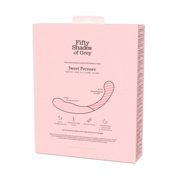 Fifty Shades of Grey Sweet Pressure Metal and Silicone Wand