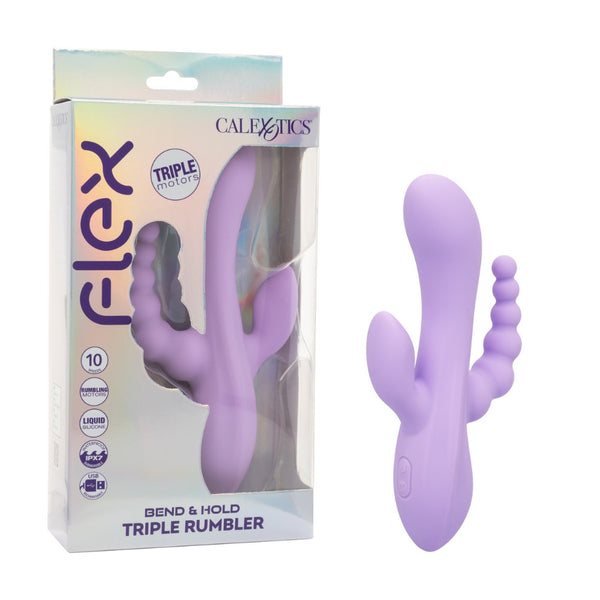 CalExotics Flex Bend & Hold Triple Rumbler Triple Motor Massager