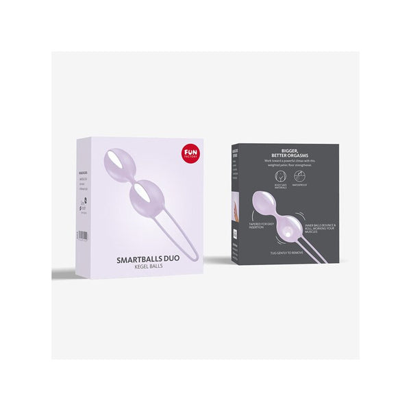 Fun Factory Smartballs DUO Ben Wa Balls - Colour: White/Pastel Lilac