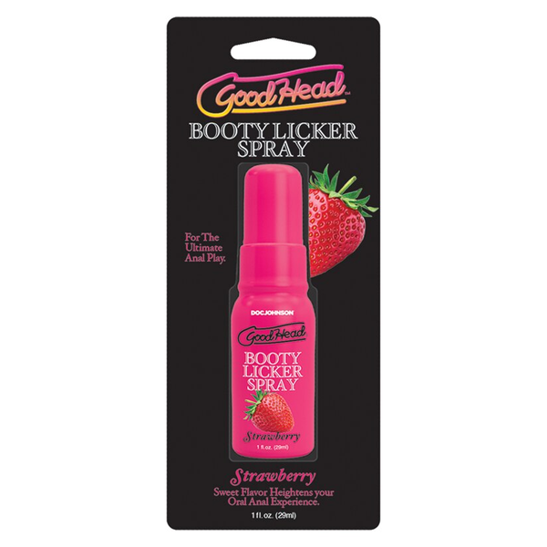 Doc Johnson GoodHead Booty Licker Spray Strawberry 1 fl oz