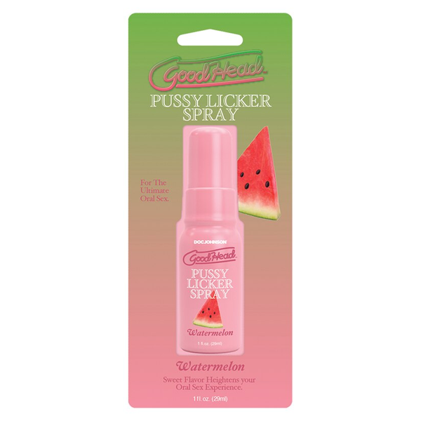 Doc Johnson GoodHead Pussy Licker Spray Watermelon 1 fl oz