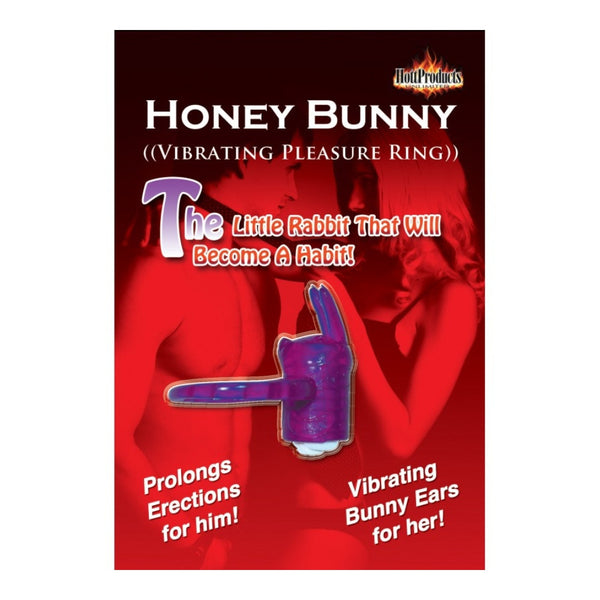 Hott Products Horny Honey Vibro Ring Bunny