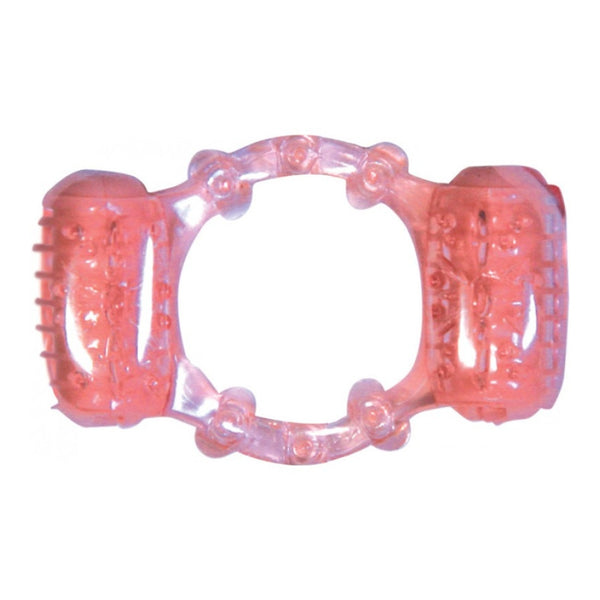 Hott Products Humm Dinger Double Dinger Dual Vibrating Pleasure Ring