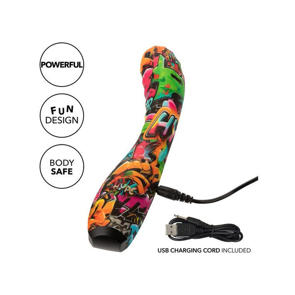 CalExotics Hype Ridg'd G Silicone G Curve Massager