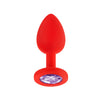 Luv Inc Jeweled Large Plug with 3 Stones