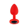 Luv Inc Jeweled Large Plug with 3 Stones