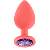 Luv Inc Jeweled Large Plug with 3 Stones