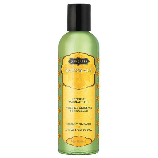 Kama Sutra Products Kama Sutra Naturals Massage Oil Coconut Pineapple 2 fl oz