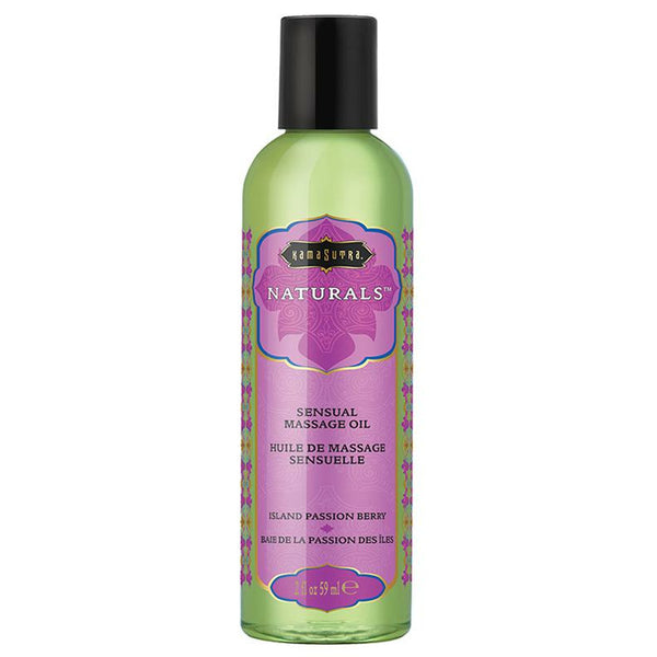 Kama Sutra Products Kama Sutra Naturals Massage Oil Island Passion Berry 2 fl oz