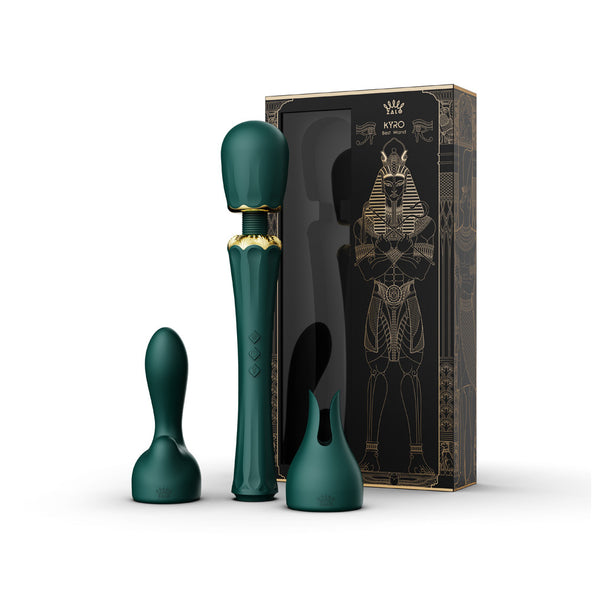 Zalo Kyro Wand Massager With Direct Power 2.0 Technology And Silicone Attachments