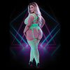 Lapdance Lingerie Glow In The Dark Bodystocking - Size: X