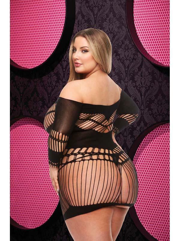 Lapdance Lingerie Bling Halter Dress - Queen