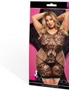 Lapdance Lingerie Lace Cut Out Mini Dress - Queen